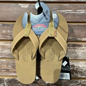 Rainbow Sierra Brown Single Layer Sandals